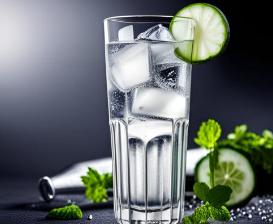 Ein klassiker unter den Cocktails - Wodka mit frischem Zitronensaft und prickelndem Wasser
