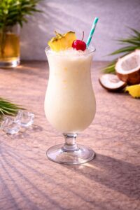 Ein milchiger Cockatil mit Kokosnuss - Alkoholfrei - Süß und fruchtig