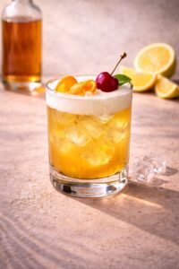 Der klassische Whisky Sour - mit der frischen Note der Zitrone